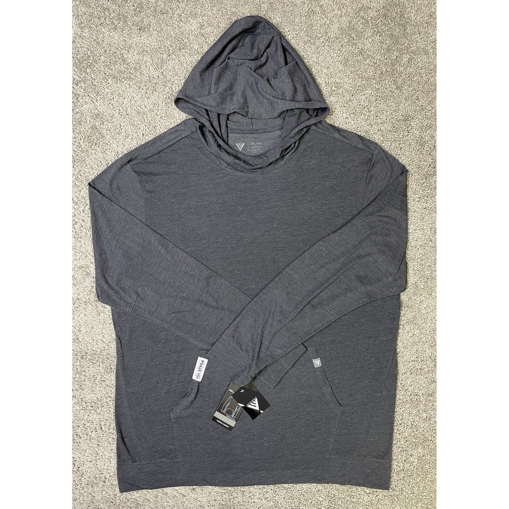 PGA Golf hoodie LevelWear Thrive Hoody Men's Sz 2XL Charcoal‎ TriBlend NEW STPGA